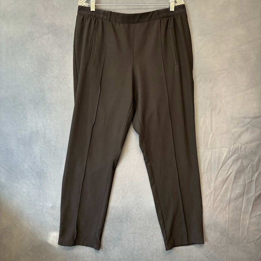 Simply Vera Wang Pull on Slacks Womens Large Lawyer Office Pockets Gothy Witchy
